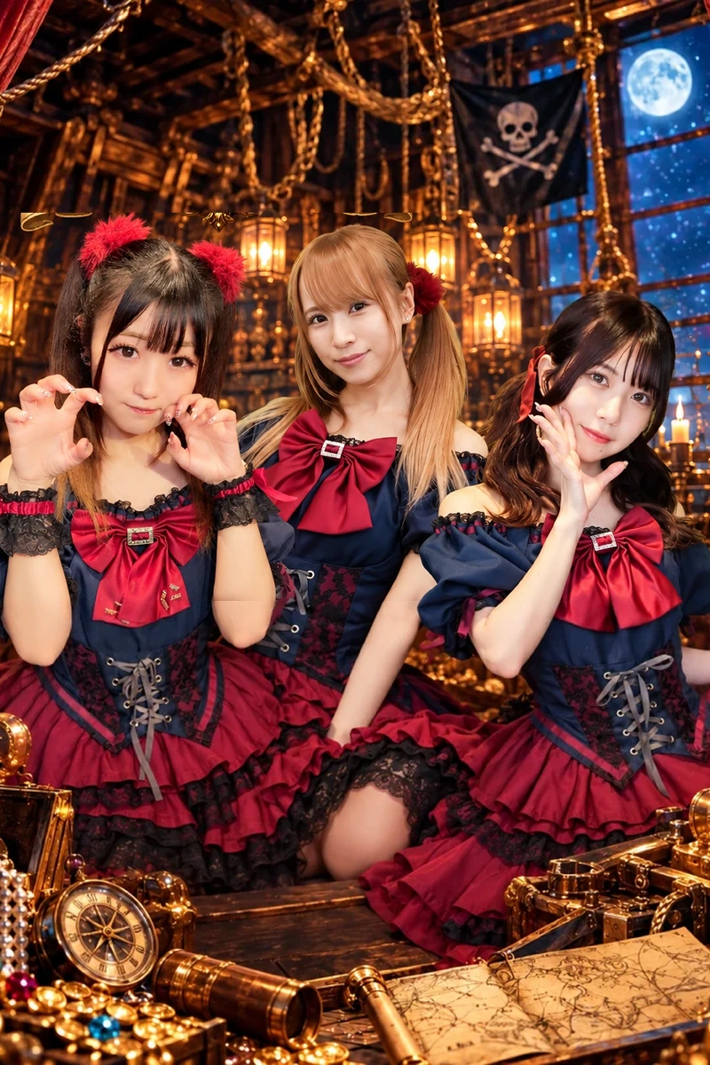 グランドパイレーツのキャスト写真